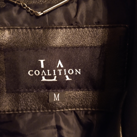 LA Coalition leather studded jacket - Picture 6 of 6